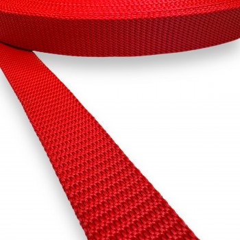 Strap Synthetic Belt Hard Red Color 30 mm Thickness 2.5 mm